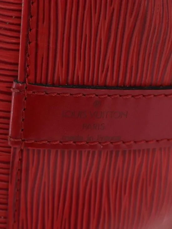LOUIS VUITTON Epi Petit Noe Shoulder Bag Red M44107 LV Auth BA10912 - Picture 10 of 16